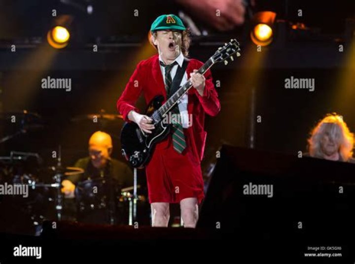 AC/DC perform live at Passeio Maritimo de Alges