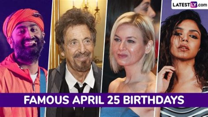 April 25 Birthdays By Profession
