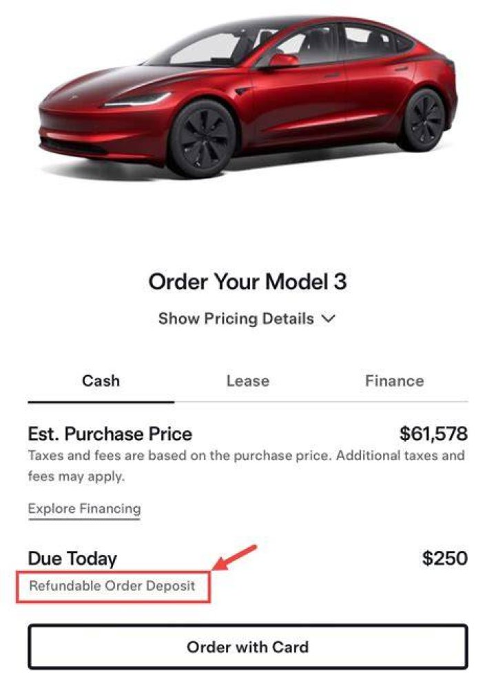 Are Tesla reservations refundable?