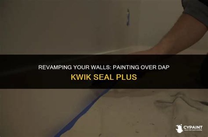 Can you paint over DAP Silicone Plus?