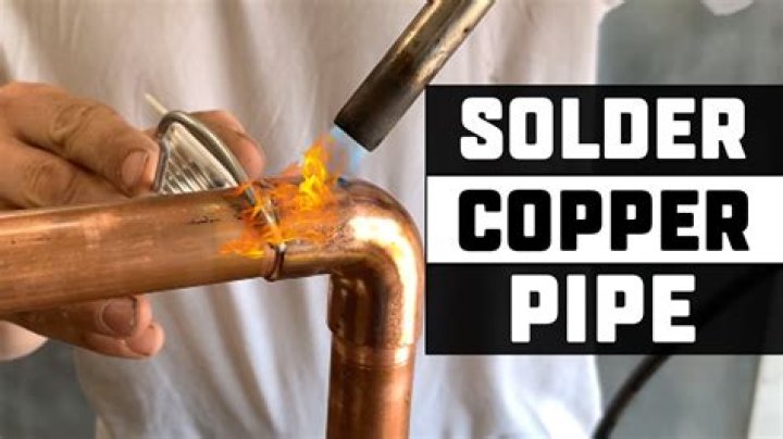 Can you solder underground copper pipe?