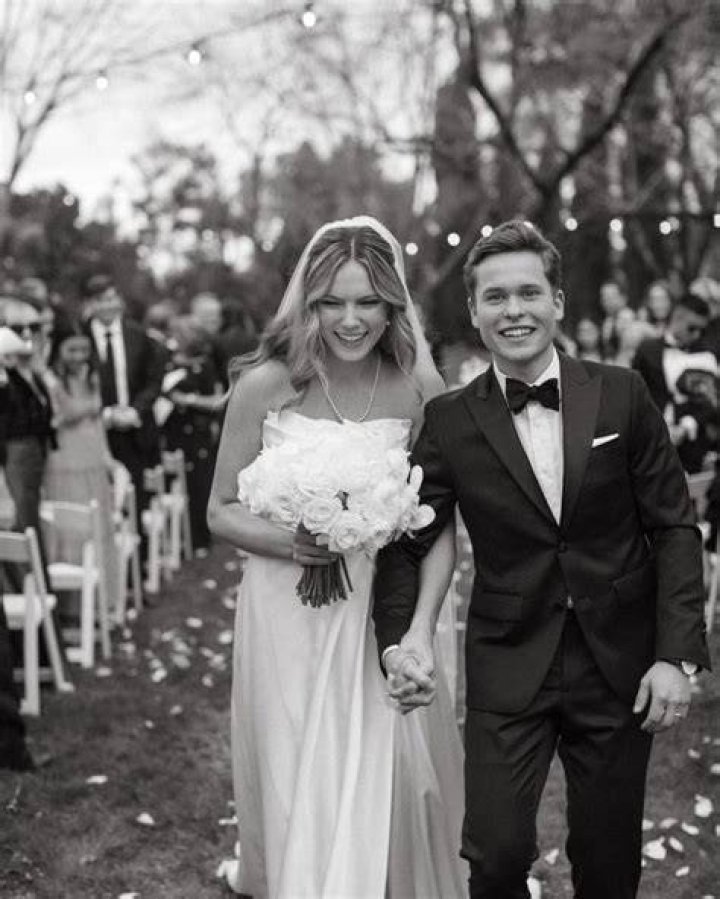 Candace Cameron Bure’s son Lev Bure married fiancee Elliott Dunham two months after engagement Candace Cameron walking Lev Bure down the aisle