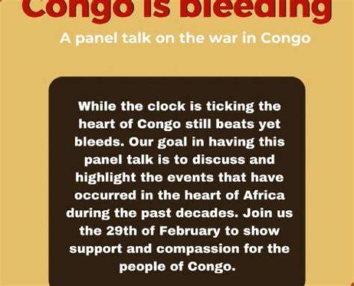 #Congoisbleeding; Congo is bleeding because of a genocide spike. 2 Congo is bleeding Twitter trend