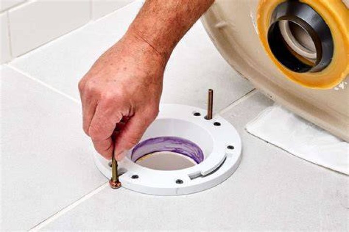 Do you glue closet flange?