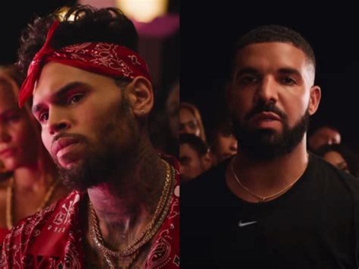 Drake and Chris Brown side by side