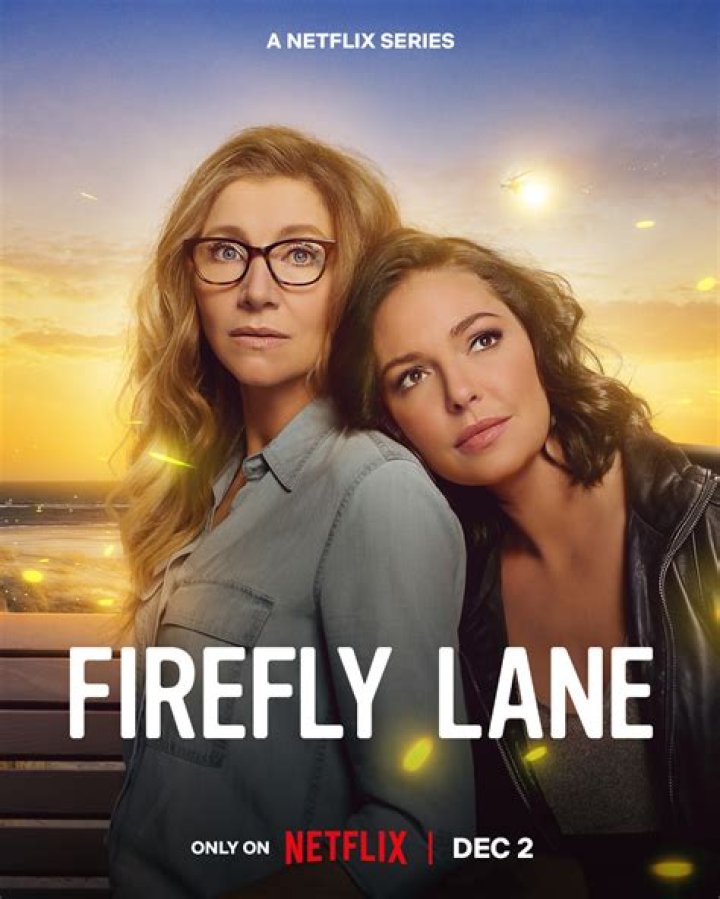 Firefly Lane. (L to R) Yael Yurman as Marah, and Sam Rahmani as Emily in episode 216 of Firefly Lane. Cr. Diyah Pera/Netflix © 2023 Firefly Lane. (L to R) Yael Yurman as Marah, and Sam Rahmani as Emily in episode 216 of Firefly Lane. Cr. Diyah Pera/Netflix © 2023