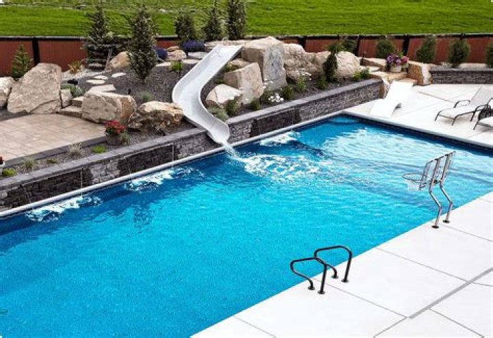 How deep does a pool have to be for a slide?