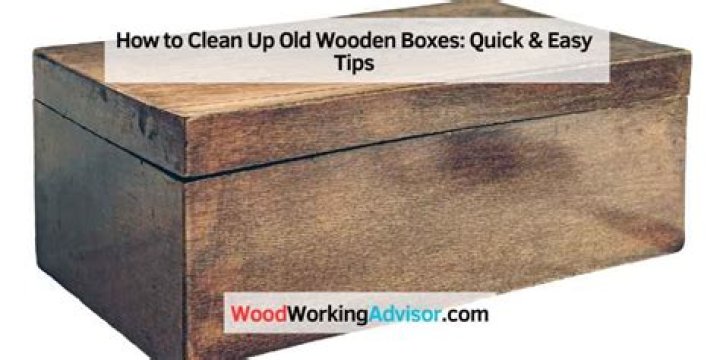 How do you clean old wooden tools?