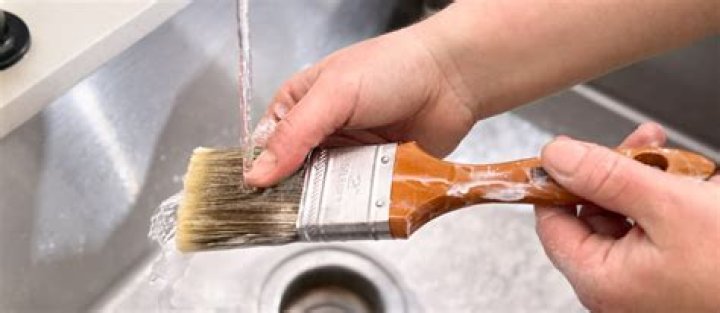How do you clean Wooster paint brushes?