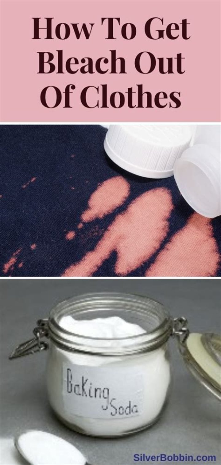 How do you remove bleach stains from aluminum?