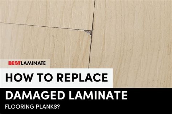How do you replace a damaged Pergo plank?