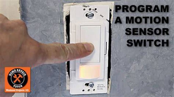 How do you turn off a motion sensor light?