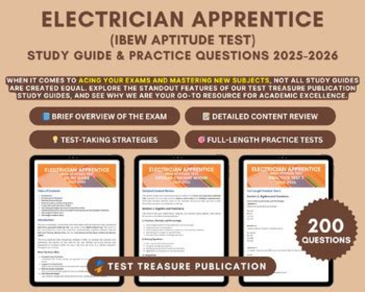 How long is the electrician aptitude test?