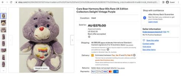 How much are Care Bears worth now?