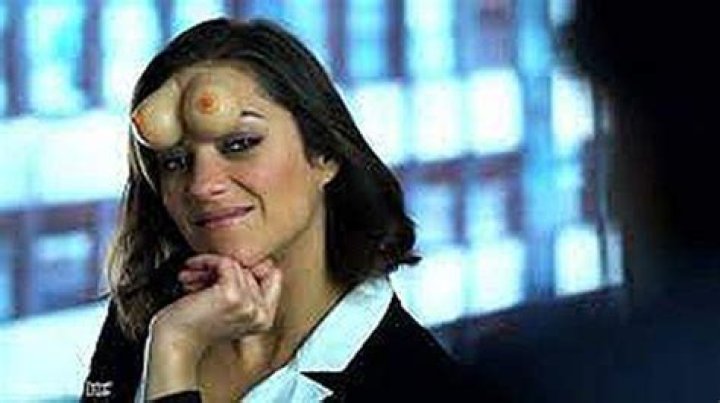 Marion Cotillard for forehead tittaes