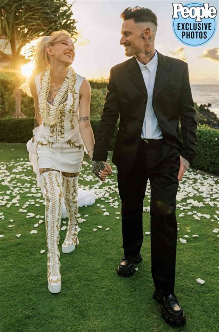 Michael Voltaggio and Bria Vinaite married in an intimate wedding ceremony