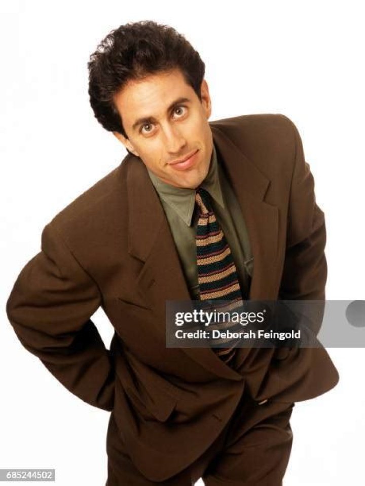 US comedian Jerry Seinfeld poses at a ph