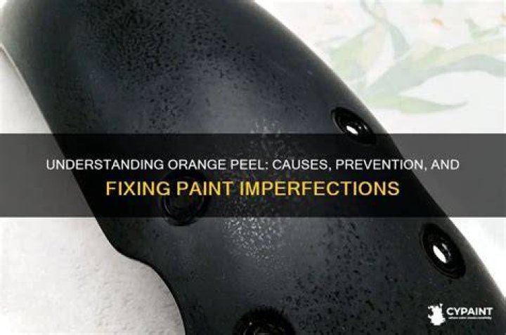 What causes orange peel in primer?