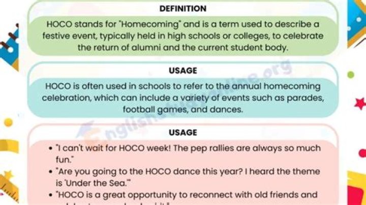 What does HoCo mean on Snapchat?