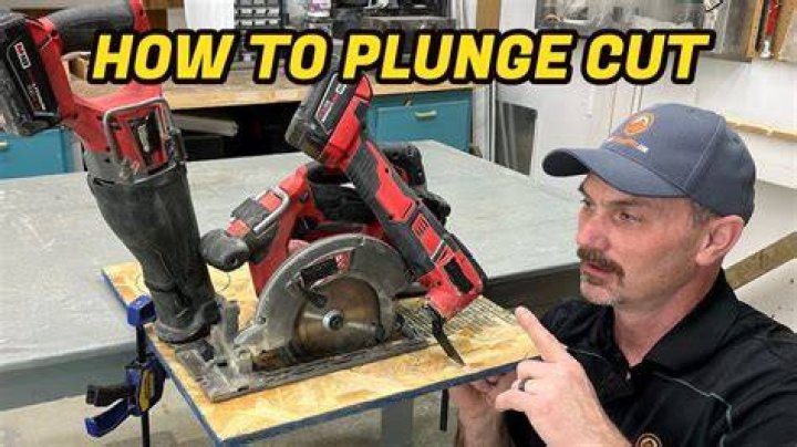 What does plunge cutting mean?