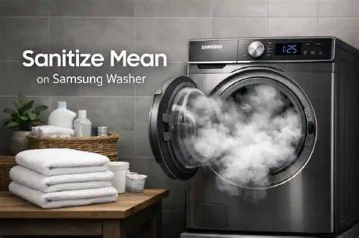 What does sanitize on washer mean?