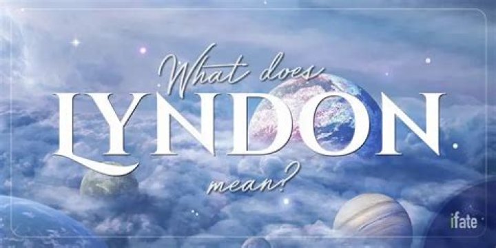 What does the name Lyndon mean?