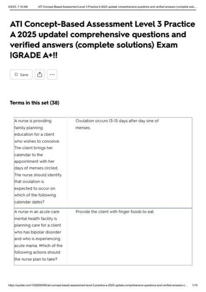 What is a Level 3 on ATI?