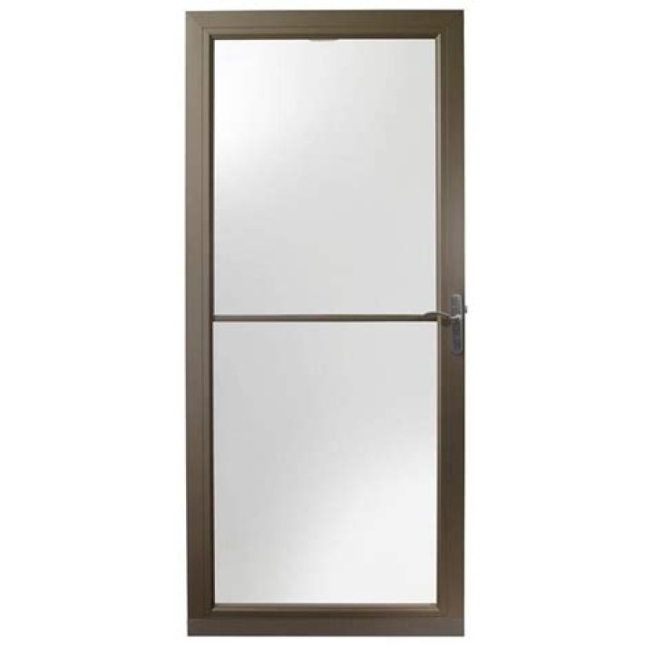 What is self storing storm door?