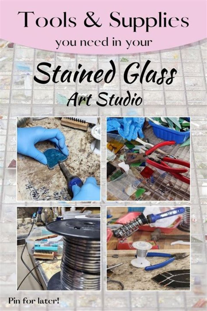What tools do you need for stained glass?