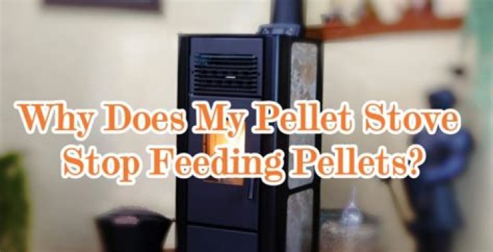 Why does my pellet stove not drop pellets?