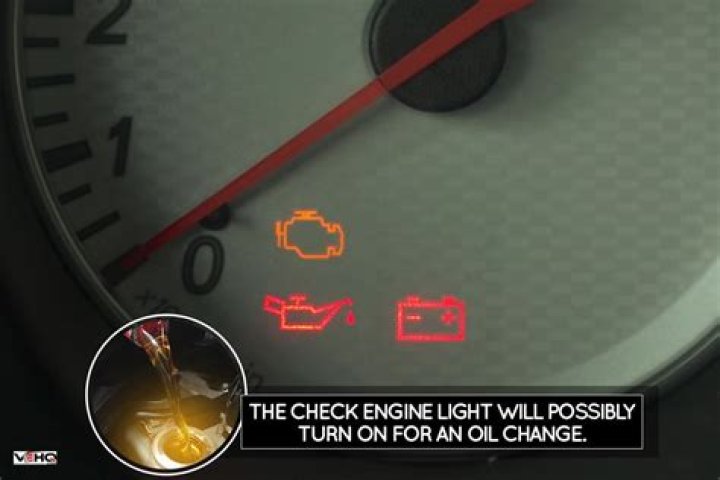Will check engine light come on if oil is low?